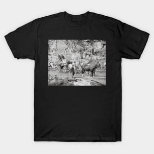 New England Granite Quarry, 1908. Vintage Photo T-Shirt